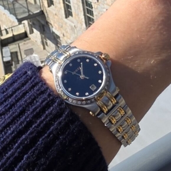 New, Gucci Diamond Swiss Made Timepiece - Picture 1 of 16